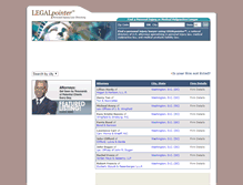 Tablet Screenshot of dc.legalpointer.com